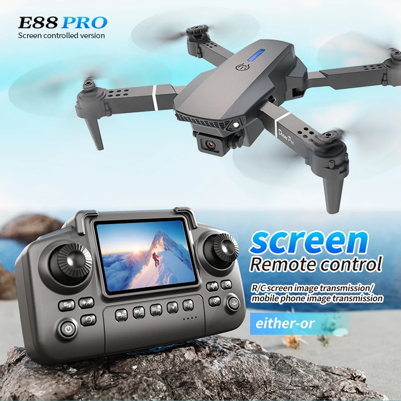 Drone Kit Professional - Professionele E88 PRO Drone met scherm