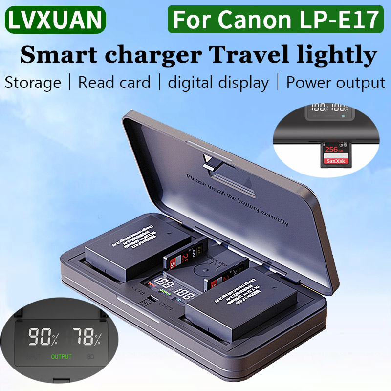 Canon Camera Eos R50 - LVXUAN LP-E17 Batterij Oplader, Voor Canon