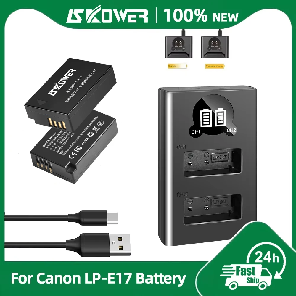 Canon Camera Eos R50 - LP-E17 Batterij voor Canon camera's EOS