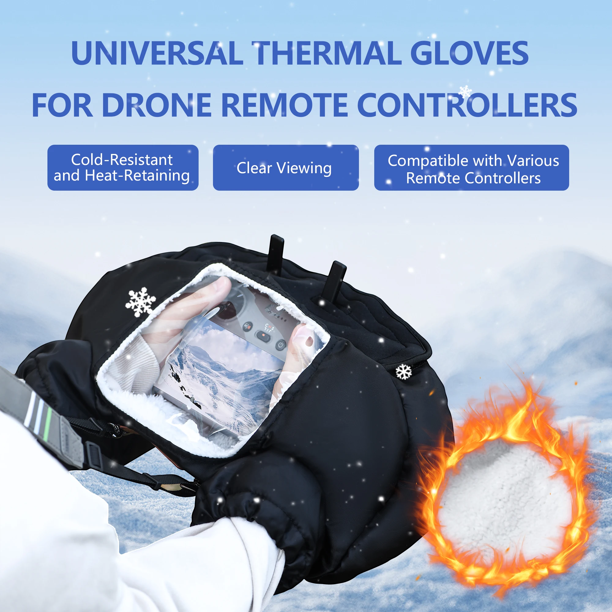 Dji Drone Mini 4 Pro - Winter warme handschoenen drone vlucht koude