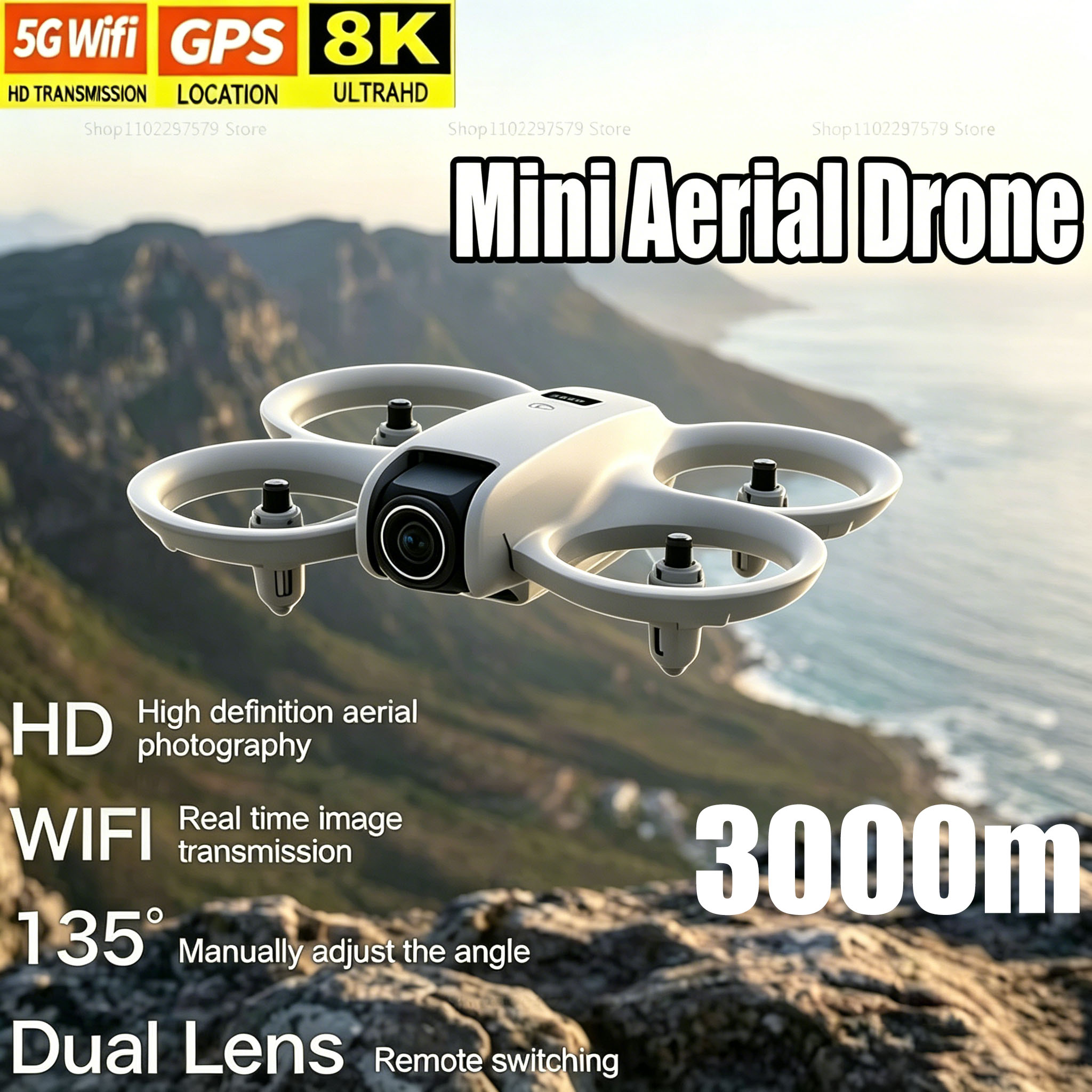 Mini Drone met 8K HD Camera FP - Drone Kit Tricopter recensie en prijs