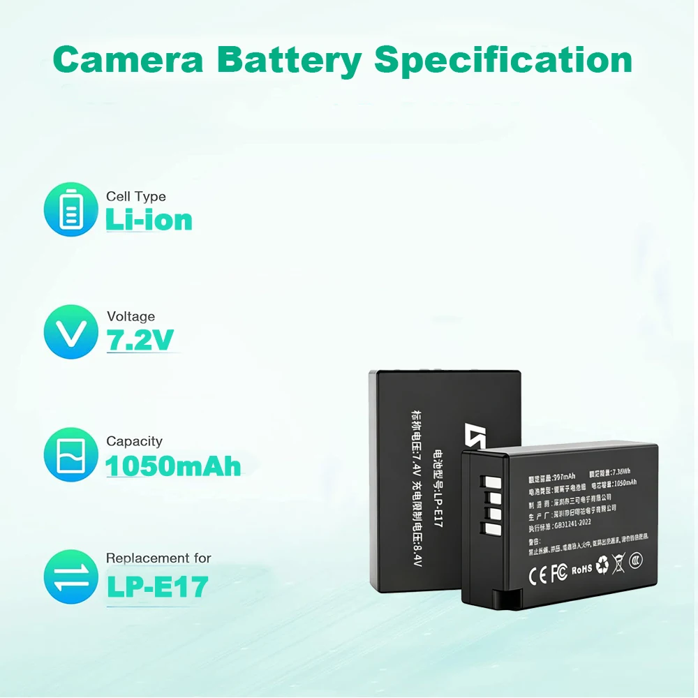 LP-E17 Batterij voor Canon cam - Canon Camera Eos R50 recensie en prijs